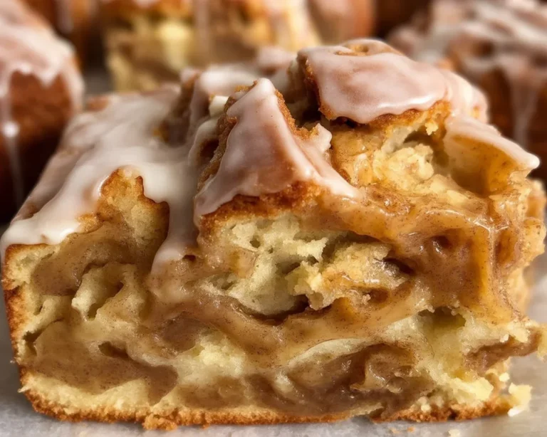 Delicious Cinnamon Sugar Apple Cake topped with crunchy cinnamon sugar and loaded with fresh apples.